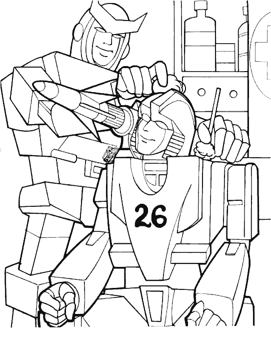 Dibujos para colorear de Transformers, Plantillas para colorear de