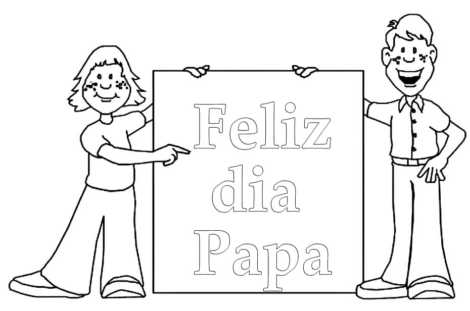 AhiVa! PequeNautas - Plantillas para colorear - Celebraciones - Dia del  Padre