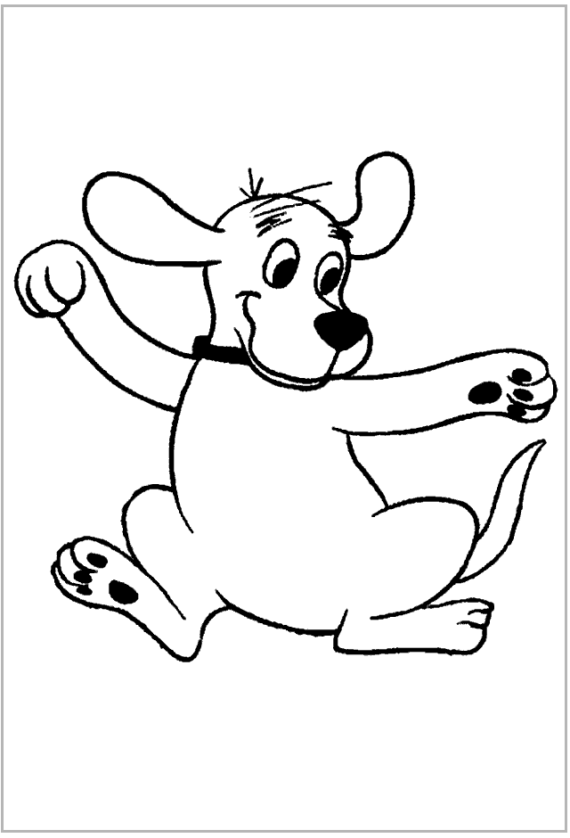 clifford para colorear