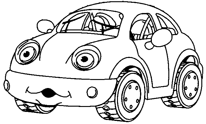 Dibujos para colorear de Coches, automóvil, carro, Plantillas para ...